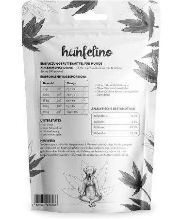 Natural Hemp Dog Treats 100g - Calming Biscuits for Stress Relief | Grain-Free Snacks - Buy Online on GoSupps.com