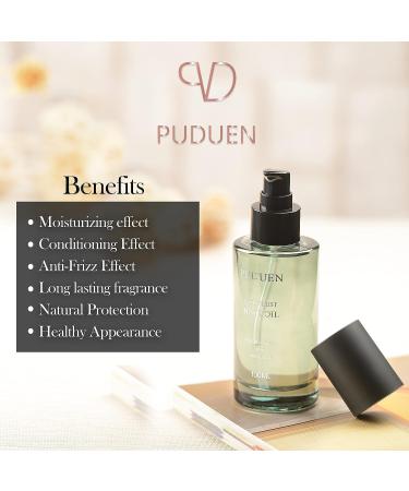 PUDUEN Argan & Jojoba Oil Treatment for Dry, Damaged Ends - Lightweight Formula (3.38 oz) - Buy Online on GoSupps.com