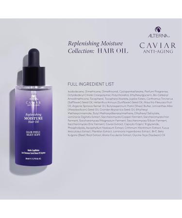 CAVIAR Anti-Aging Replenishing Moisture Hair Oil 1.7 oz | Lightweight Nourishing Hair Oil for Shine Softness Heat Protection & Frizz Control - Shop Internationally - Buy Online on GoSupps.com