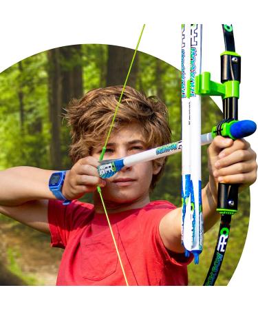FAUX BOW Pro: Youth-Safe Patented Bow and Arrow Set | Shoots Over 200 Feet | Best Outdoor Toy for Fun Target Practice - Buy Online on GoSupps.com