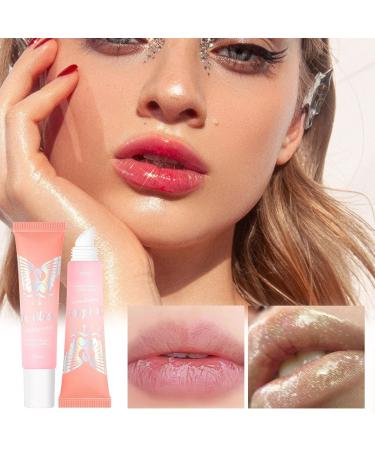  Ziennhu Glitter Lipstick | Moisturizing Lip Balm Shimmering Lip Balm Moisturizing Lip Gloss Lip Shine Oil Glitter Lip Stick Long-Lasting Plumping Lip Tint - Buy Online on GoSupps.com