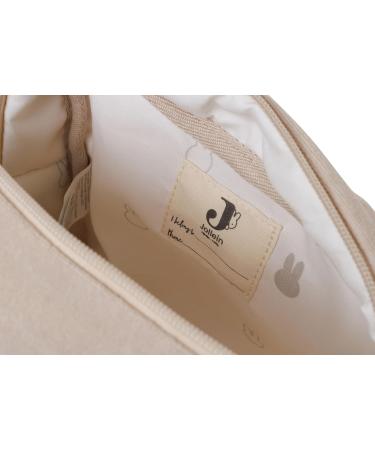 Jollein Terry Cloth Diaper Bag - Miffy Nougat | Beige Cosmetic Organizer & Diaper Case - Shop Internationally - Buy Online on GoSupps.com