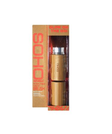 Soho Naturals Retractable Kabuki Brush - Portable & Versatile Makeup Tool - Buy Online on GoSupps.com