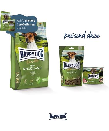 Happy Dog Sensible Mini New Zealand 800g - Premium Grain-Free Dog Food for Small Breeds | Buy Online Worldwide - Buy Online on GoSupps.com