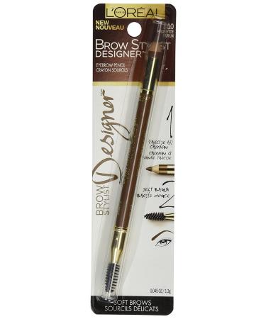 L'Oreal Brow Stylist Designer Pencil 310 Brunette - Eyebrow Makeup 0.045 oz - Buy Online on GoSupps.com