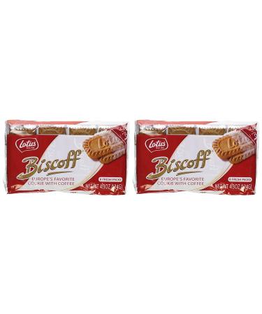 Biscoff Cookies - 4.3oz (Pack of 2) - 16 Individually Wrapped Lotus Snack Packs - Buy Online on GoSupps.com