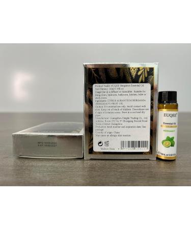 Buy EUQEE Pure Bergamot Essential Oil 10ml - Ideal for Diffusers Humidifiers Candle Making & DIY Soap - International Shipping Available - Buy Online on GoSupps.com