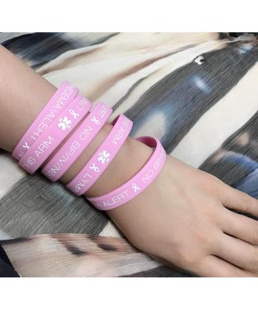 LinnaLove Medical Alert ID Bracelet - Silicone Wristbands for Lymphedema | Unisex Health Safety Wear - Buy Online on GoSupps.com