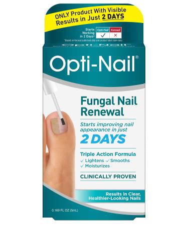 Opti-Nail Fungal Nail Repair with Brush Applicator  Restores the Healthy Appearance of Nails Discolored or Damaged by Nail Fungus