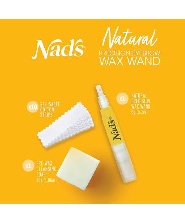 Nadâ€™s Eyebrow Shaper Wax Kit - Natural Hair Removal for All Skin Types - Buy Online on GoSupps.com