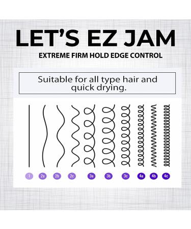 BEAUZO EZ JAM Extreme Firm Hold Edge Control 3.5Fl Oz - Best 24-Hour Edge Tamer for Black Hair 4C - Edge Gel & Wax Included - Buy Online on GoSupps.com