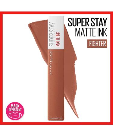 Maybelline SuperStay Matte Ink Un-nude Liquid Lipstick Fighter - 0.17 Fl Oz - Buy Online on GoSupps.com