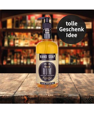 Accentra Hand Soap in bottle look 720 ml hand soap in pump dispenser liquid soap rum scent refillable - Buy Online on GoSupps.com