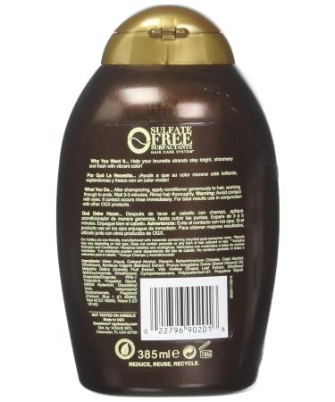 OGX Hydrate & Tone Reviving Bamboo Radiant Brunette Conditioner - 13 oz | Ideal for International Shipping | Moisturizing & Color-Enhancing Hair Care - Buy Online on GoSupps.com