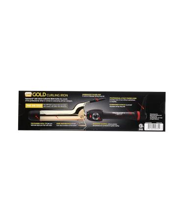 Salon Tech 1.25 Inch 24K Gold Curling Iron - Professional Hair Styling for Salon Quality Curls - Buy Online on GoSupps.com