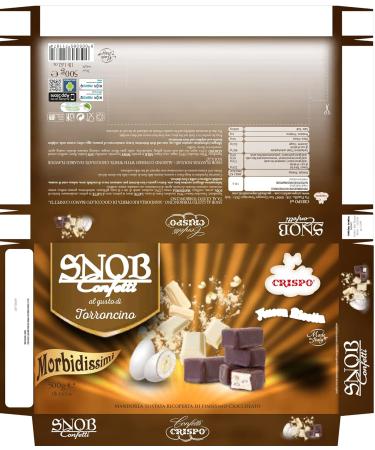 Confetti Crispo Snob Torroncino gr.500 Torroncino. - Buy Online on GoSupps.com