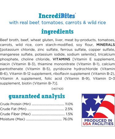 Purina Beneful IncrediBites Adult Wet Dog Food Variety Pack - 30 Pack Chicken, Beef, Salmon with Rice - 3 oz Cans - Buy Online on GoSupps.com