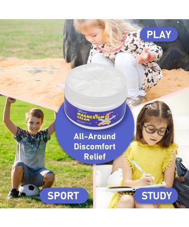 plceo magnesium lotion for kids Sleep Nighttime Magnesium Cream for Kids Apply to Legs Arms or Chest Topical Magnesium Cream for Sleep Lavender Calming Magnesium Oil - Buy Online on GoSupps.com