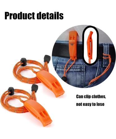 Super Loud Trill Pipe - 2 Pack Emergency Signal with Reflective Lanyard for Boating Camping Hiking & Swimming Safety - Buy Online on GoSupps.com