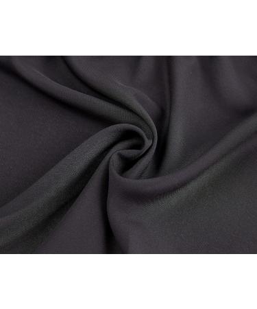 Domusgo Girls Women Ballet Skirts | Adjustable Wrap Chiffon Dancewear | Pink/Black | Size L | Perfect for Competition, Party, Celebration | Ages 10-12 Years - Buy Online on GoSupps.com