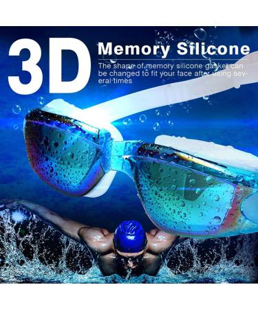 ALLPAIPAI Swim Goggles - Pack of 2 Professional Anti-Fog UV Protection Wide View Swimming Goggles for Women Men Kids - Buy Online on GoSupps.com