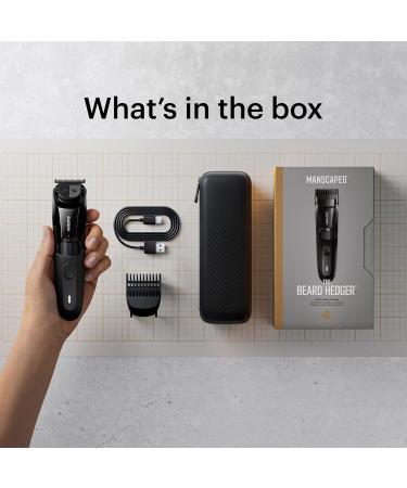 MANSCAPED The Face Grooming Duo Contains: The Beard Hedger Premium Precision Beard Trimmer and The Weed Whacker 2.0 Nose and Ear Hair Trimmer - Buy Online on GoSupps.com