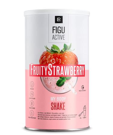 Buy LR FiguActive Fruity Strawberry Shake - High Protein & Fiber Vegan Gluten-Free Lactose-Free - International Shipping Available - Buy Online on GoSupps.com