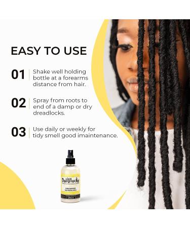 Sea Salt Spray and Loc Moisturizer for Dreads - Professional Loc Spray for Tightening and Moisturizing Dreadlocks - No Frizz Seasalt Spray for Men and Women - Buy Online on GoSupps.com