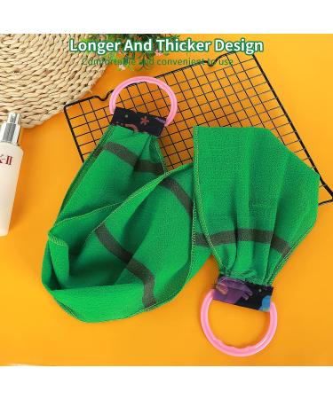 WLLHYF Exfoliating Back Scrubber - Double-Sided Exfoliator Washcloth Towel for Men and Women - Skin Care Body Scrubber - Buy Online on GoSupps.com