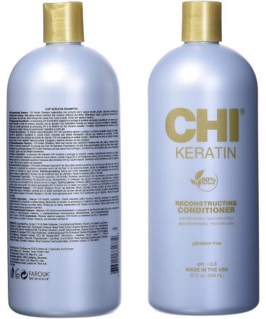 CHI Moisturize It Duo 32oz - Keratin Shampoo & Conditioner Set - Buy Online on GoSupps.com