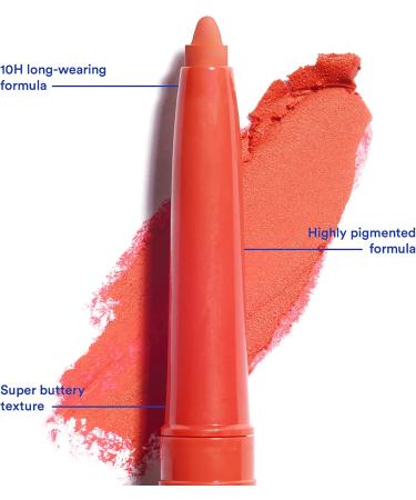  3ina 3INA Makeup The Automatic Lip Pencil 232 Coral at Sunset Long Lasting Retractable Lip Pencil Waterproof Lip Liner with Lip Liner - Buy Online on GoSupps.com