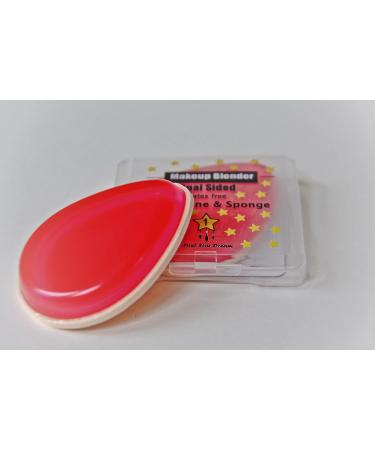 Buy Silicon & Sponge 2in1 Teardrop Pink Makeup Blender - Perfect for Flawless Makeup Application | International Shipping Available - Buy Online on GoSupps.com