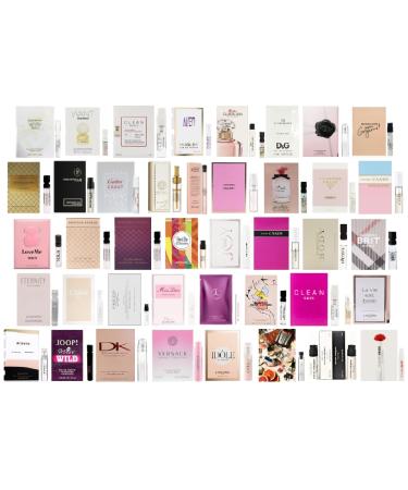 Designer Perfume Sampler Set Lot x 12 Sample Vials - High End Fragrance Samples for Women, 12 Piece Set