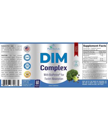 Buy DIM Supplement 150mg for Hormone Balance - Estrogen & Menopause Support - 60 Capsules - Buy Online on GoSupps.com