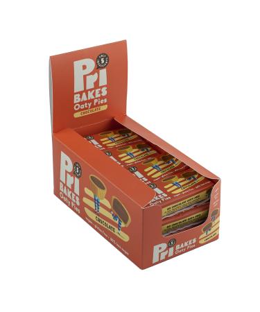 PRI'S Pris Puddings Vegan Chocolate Pie - Pocket Size Parts Healthy Snack - Vegan Candy Gluten Free 16 Chocolate Bars Protein Snack Bars (2 Pies/Pack)