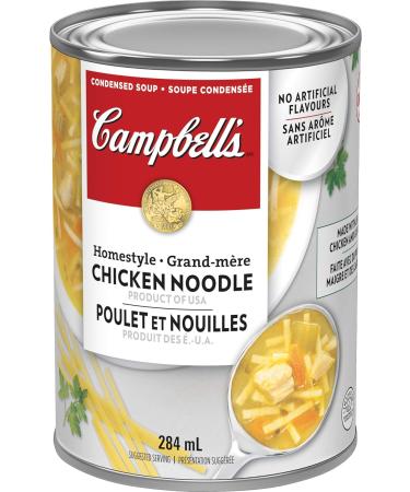 Campbell's Homestyle Chicken Noodle Soup 284 mL Homestyle Chicken Noodle 284 ml (Pack of 1) - Buy Online on GoSupps.com