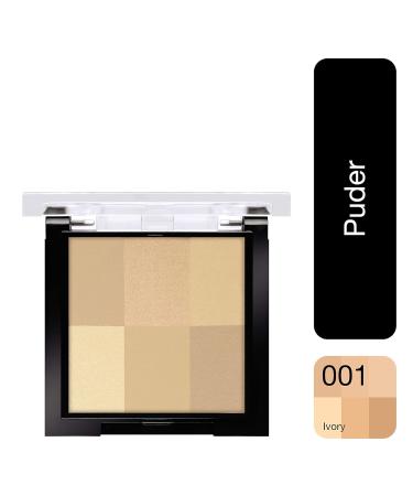 Manhattan Wake Up Radiance Finishing Powder 001 Ivory - Natural Glow Makeup | Shop Now in 2 Shades - Buy Online on GoSupps.com