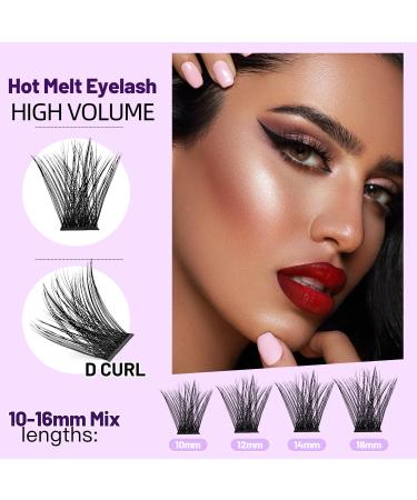 Buy Bodermincer 120pcs D Curl Mixed Eyelashes - Professional Individual Cluster for Home Extensions (8-10-12-14-16mm - Buy Online on GoSupps.com