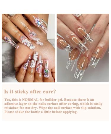 VNICESLI 4-Piece Gel Nail Polish Set | 7-in-1 Assembly Gel & Builder Base Gel for Perfect UV/LED Nails - Clear & Nude Shades - Buy Online on GoSupps.com