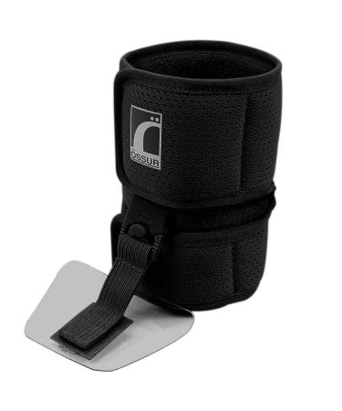 Ossur Ankle Brace Foot Brace | AFO Foot Drop Brace for Drop Foot Support | Lightweight Adjustable Wrap for All-Day Comfort | Breathable Material for All Day Walking (Black Medium) Black Medium