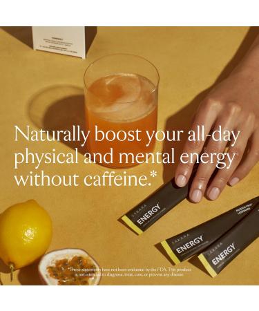 SAKARA Energy Effervescents - 15 Sugar-Free Electrolytes Packets with Vitamin B12 & L Theanine | Flavored Hydration Powder for Energy Boost - Buy Online on GoSupps.com