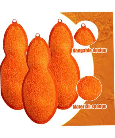 Sponges Washing Up Bottle Cleaning Beans 3Pcs Reusable Bottle Cleaning Beans Pea-Shaped Water Bottle Cleaner Sponges for Bottle Internal Cleaning Orange - Buy Online on GoSupps.com