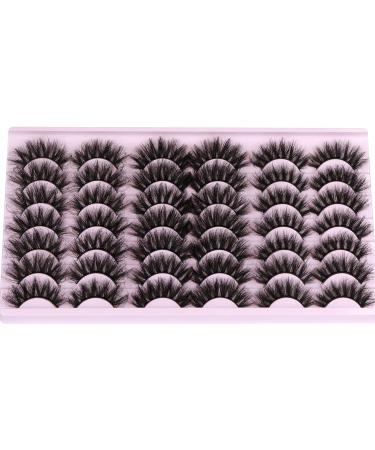 Fluffy 21 Pairs Dramatic Mink Lashes Set with Applicator | FANXITON - Buy Online on GoSupps.com