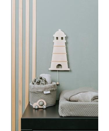 Bo Babys ONLY - Baby Lighthouse Wall Lamp | FSC Certified | Battery Night Light for Children's Room | 25000 Hours of Glow - Buy Online on GoSupps.com