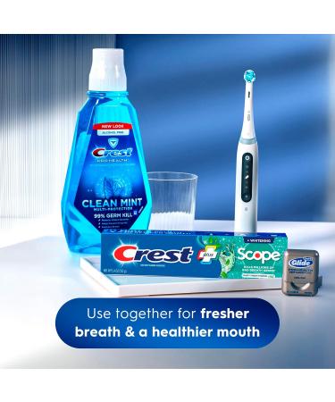 Crest Complete Toothpaste Whitening Plus Scope Minty Fresh 480 mL Total (4 Count of 120 mL Each) Toothpaste Scope (Pack of 4) - Buy Online on GoSupps.com