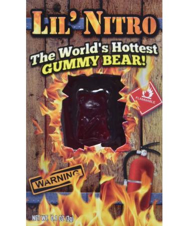 Lil' Nitro: The World's Hottest Gummy Bear 1 Count (Pack of 1)