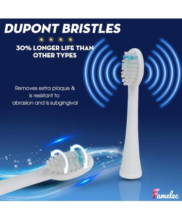 Waterpik Sonic Fusion 2.0 Replacement Flossing Electric Toothbrush Heads - SF-03 SF-04 Compatible with Water Flosser Combo - 8 Pack Mix Colors - Buy Online on GoSupps.com