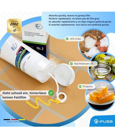 Mr. Fuss Cornea Cream & Antihorn Skin Foot Care Balm - 200ml with 10% Urea for Very Dry Skin - International Shipping Available - Buy Online on GoSupps.com