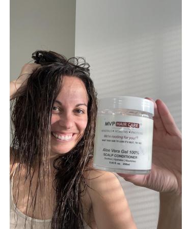 Premium Aloe Vera Scalp Conditioner - 100% Natural | Promotes Hair Growth & Reduces Hair Loss | 8.45 Oz | Soothes Dandruff & Seborrheic Dermatitis - Buy Online on GoSupps.com