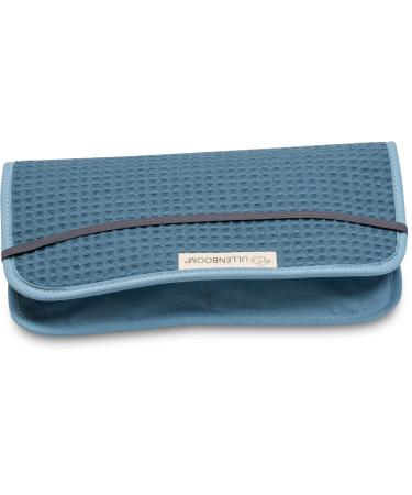 ULLLENBOOM WAILL PACK for on the go blue made in EU - diaper bag for up to 3 diapers wet wipes & other accessories ideal as a wrap organizer for the Blau 18 x 27 cm stroller